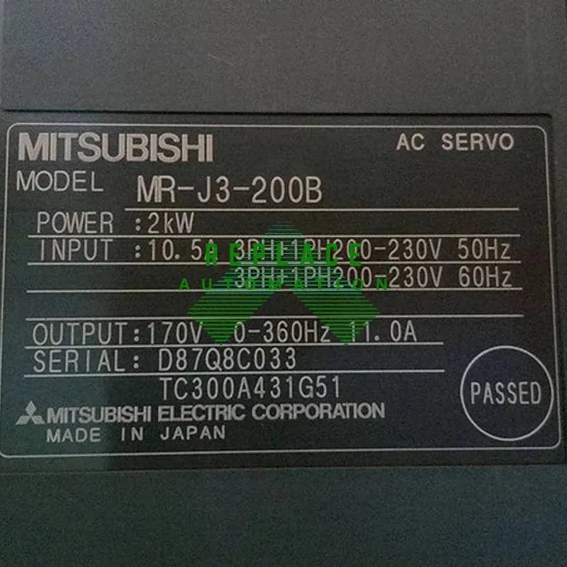 Mitsubishi Used MR-J3-200B