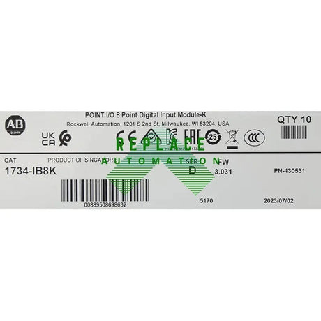 Allen-Bradley Used 1734-IB8K