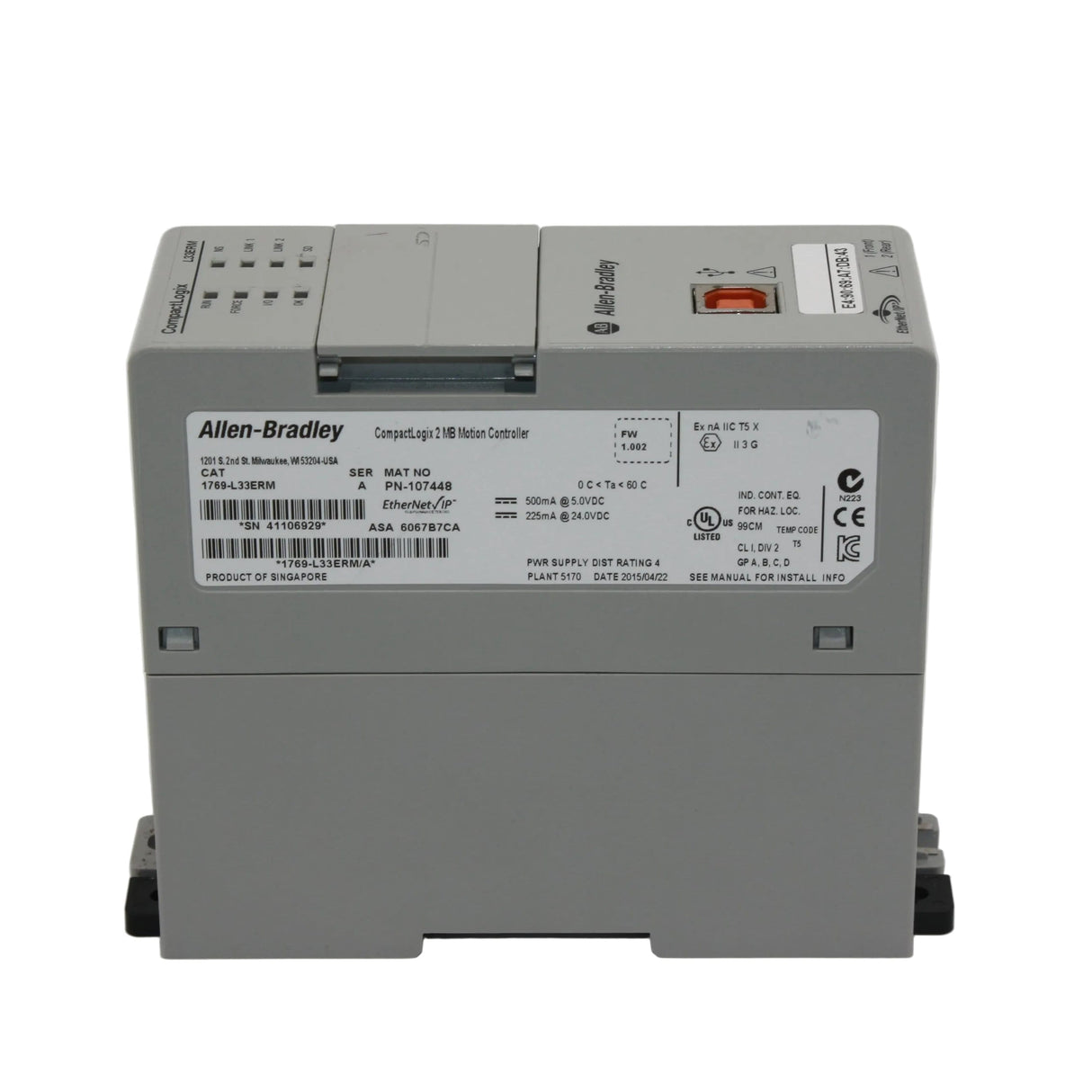 Allen-Bradley 1769-L33ERM