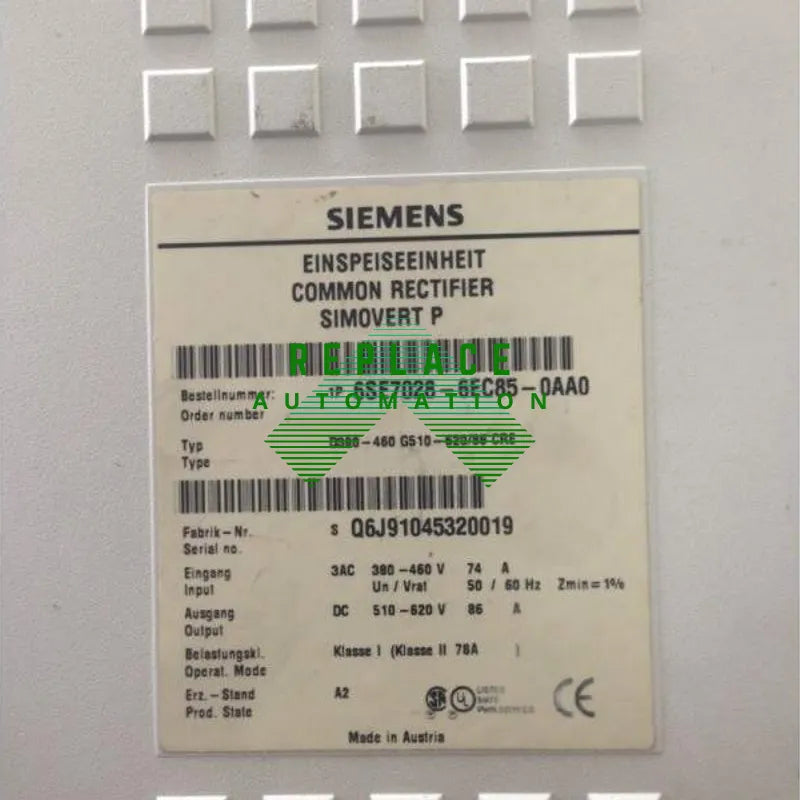 6SE7028-6EC85-0AA0